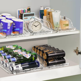 BingoHive soda and water storage maximizes fridge space and reduces clutter.