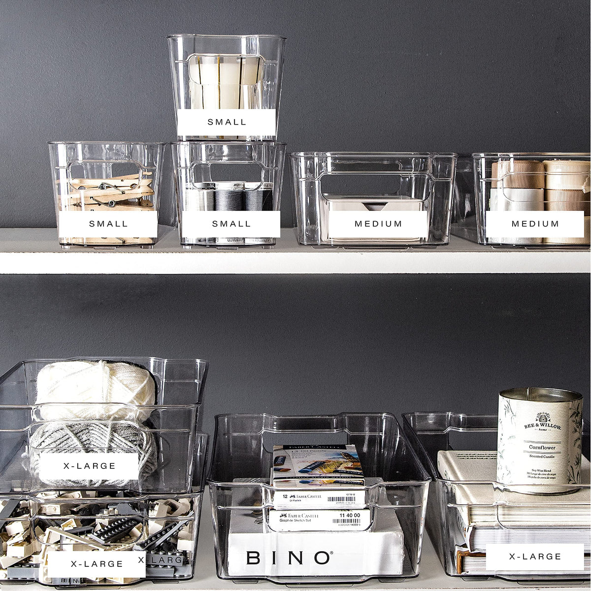BINO large-capacity bin for bulk pantry items and more.