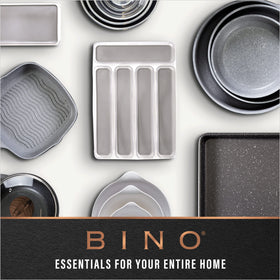 BINO Lucid Collection multi-use bin suitable for fridge, pantry, or bathroom organization.
