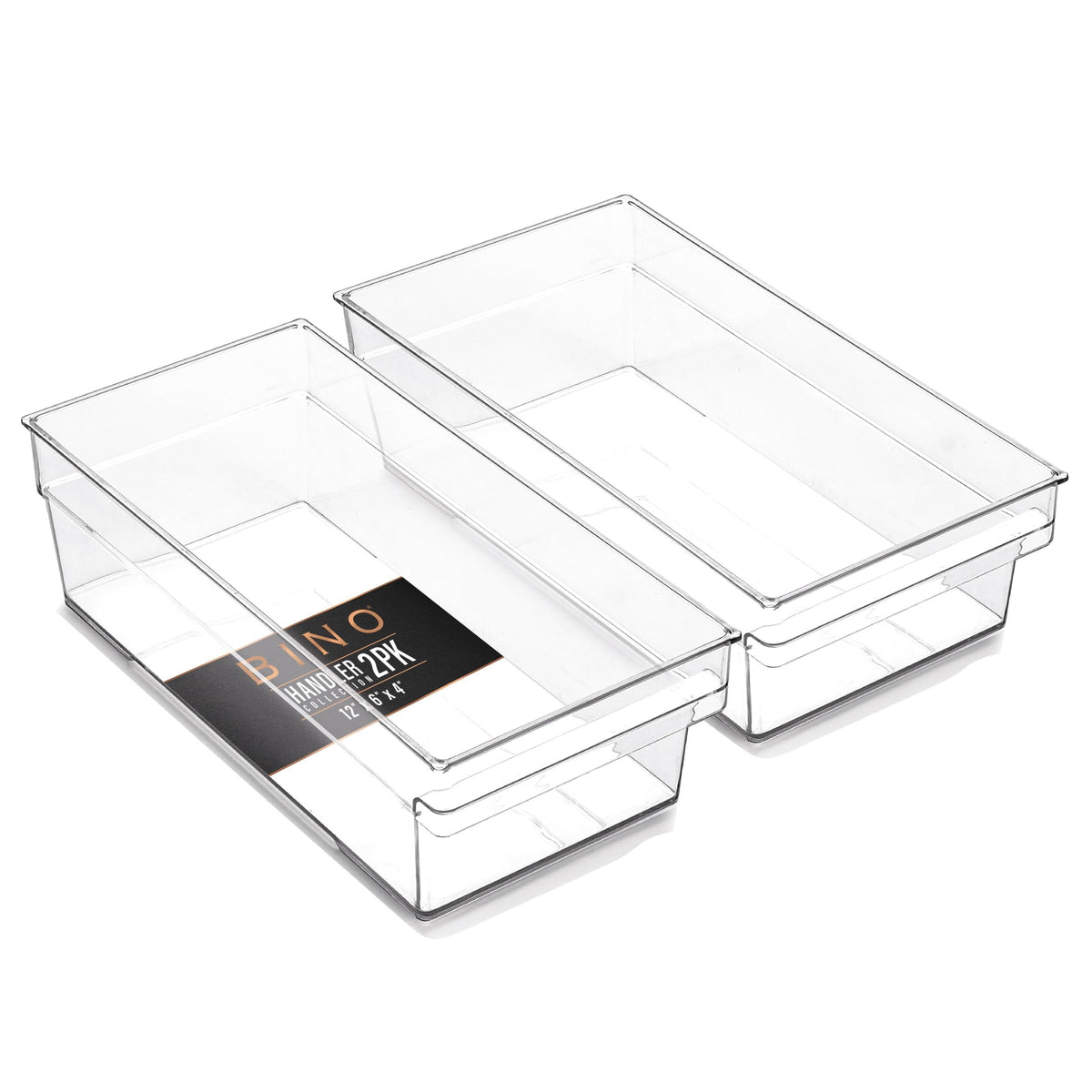 BINO medium shallow bin ideal for quick pantry access and organized shelving.