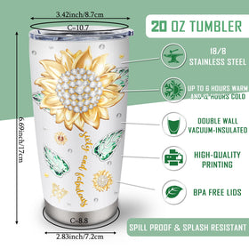 Biomlon 20oz tumbler fits standard cup holders for easy travel.
