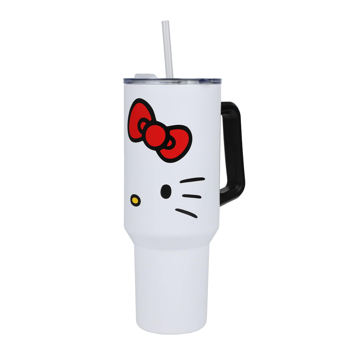 Bioworld Hello Kitty 40 Oz Tumbler with white exterior for all-day hydration