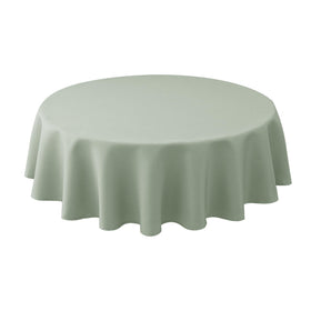 Biscaynebay round tablecloth 60 inch sage for elegant dining and spill protection.