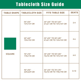 Biscaynebay Sage tablecloth ideal for family dinners and casual gatherings.