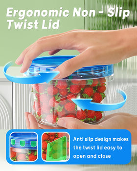 BiuLeon BPA-free microwave-safe container for quick meals.