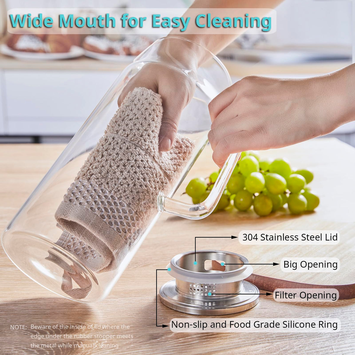 Bivvclaz borosilicate glass withstands hot and cold beverages.
