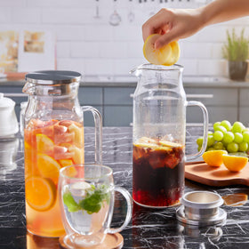 Versatile Bivvclaz pitcher ideal for water, tea, juice, or lemonade