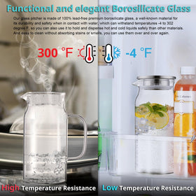 Bivvclaz pitcher with comfortable handle for steady pouring