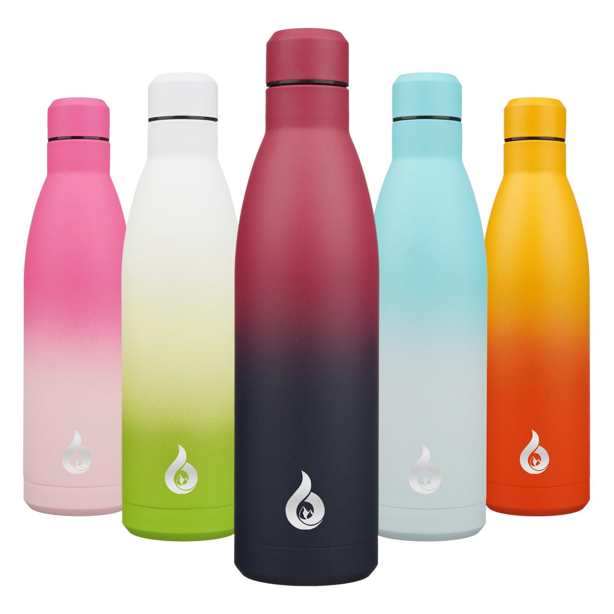 BJPKPK 25oz insulated bottle cap closed, leak-proof for on-the-go hydration