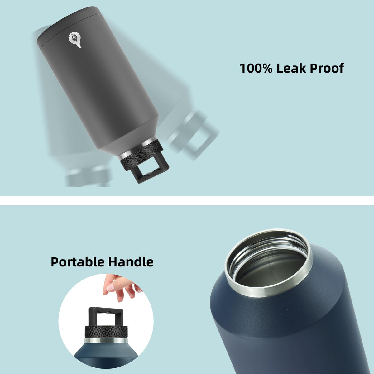 BJPKPK BPA-free thermos jug suitable for sports and outdoor use.
