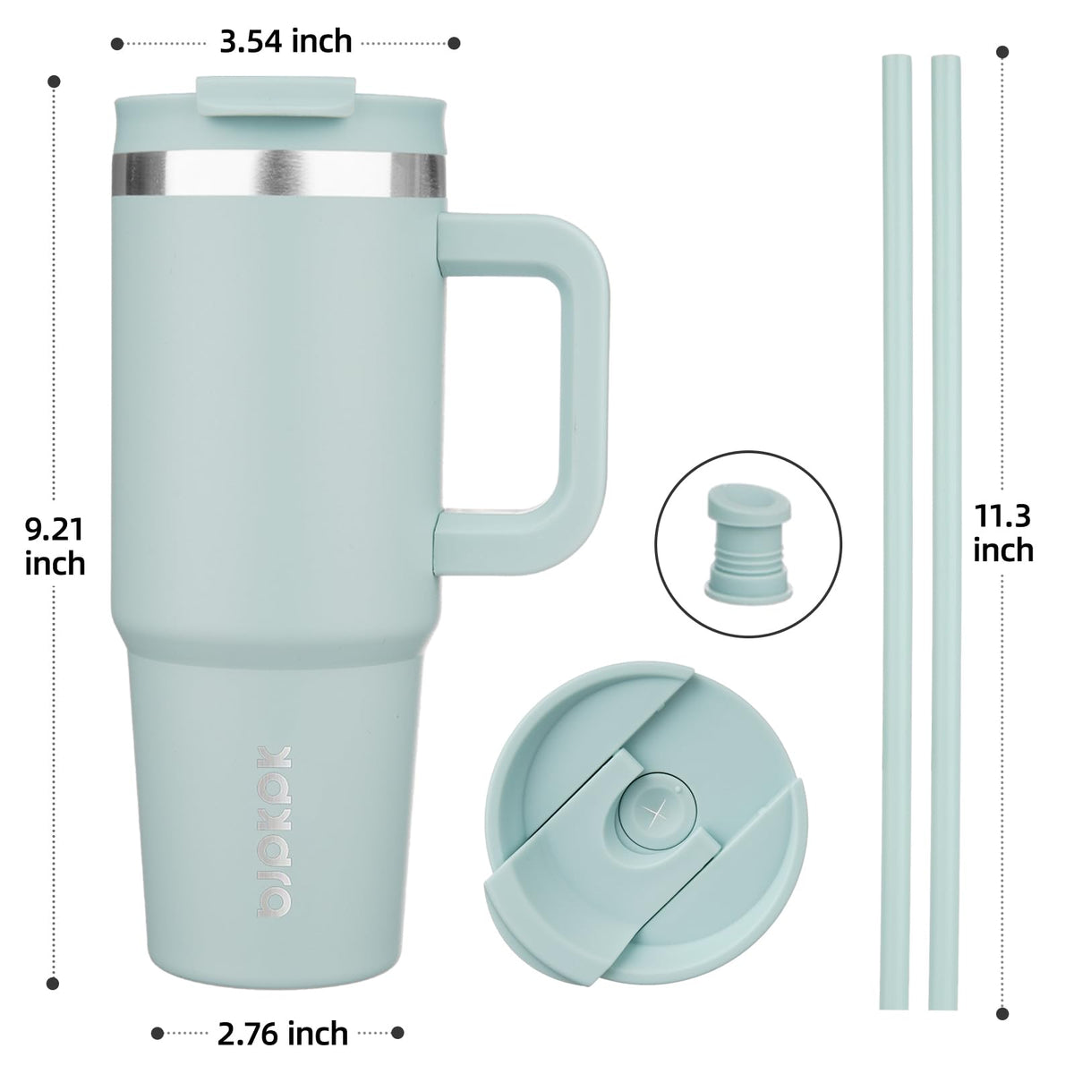 BJPKPK cupholder-friendly design with narrow base fits most car cup holders