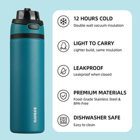 BJPKPK foldable carry handle for portable hydration on the go