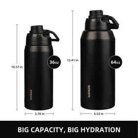 BJPKPK Wide-mouth dishwasher-safe bottle for easy filling, cleaning, and versatility.