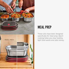 BLACK + BLUM freezer-safe lunch box preserves ingredients during chilly days