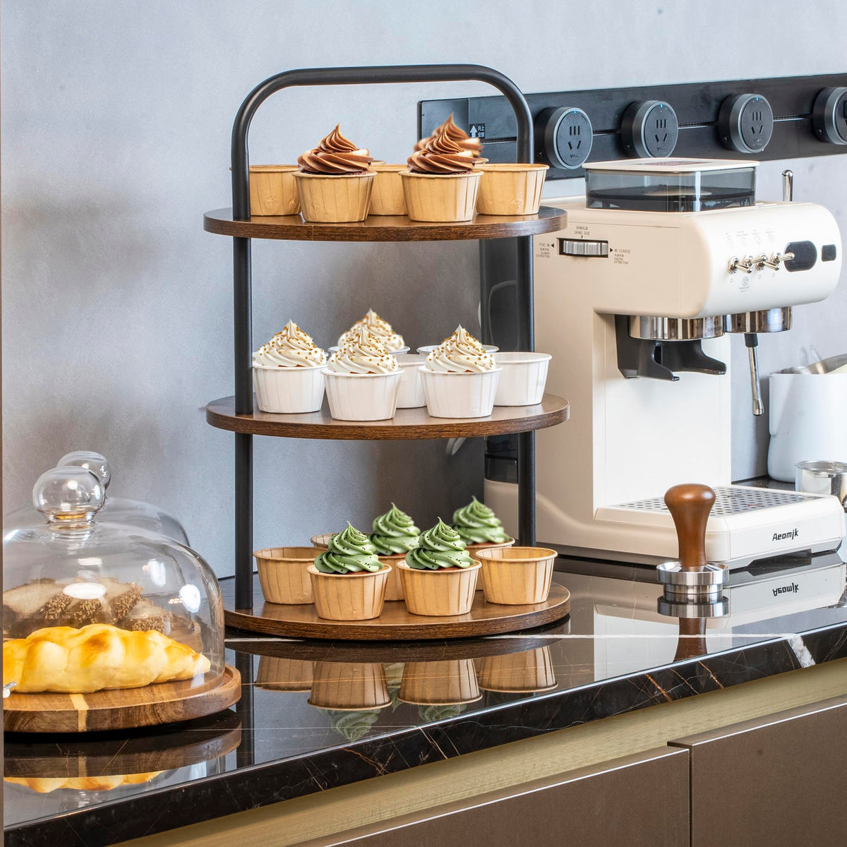 Blossome dense fiberboard trays resist warping during events