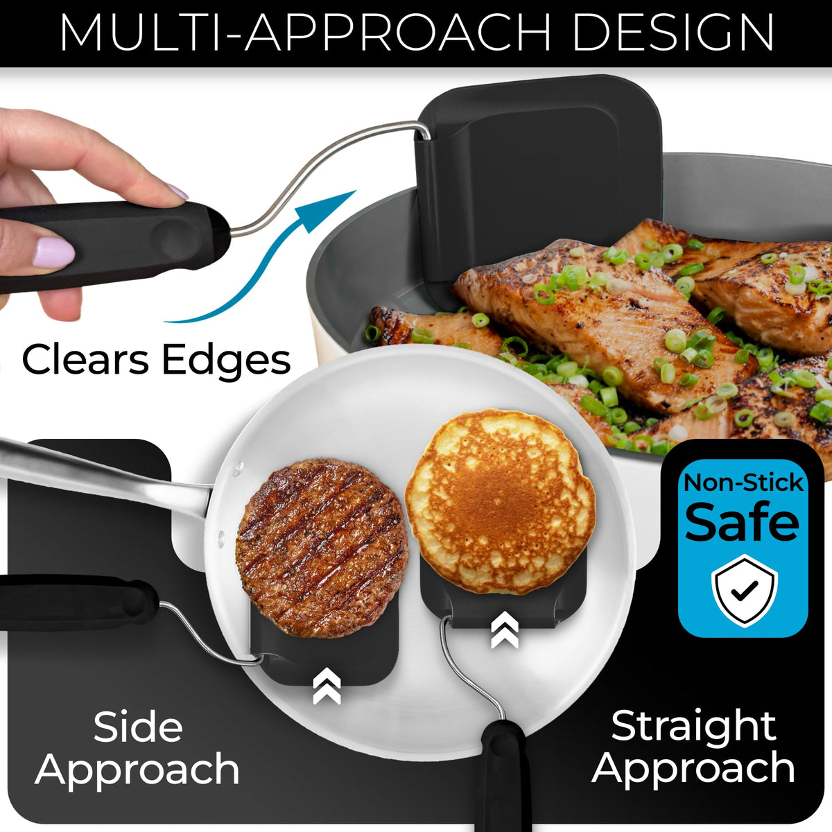 Blue Bosti Adaptula supports both left and right handed use for comfort