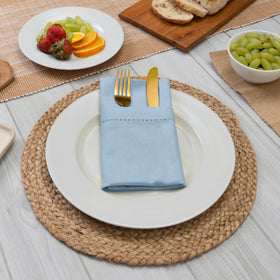 Blue Needles napkins are machine washable for everyday reuse