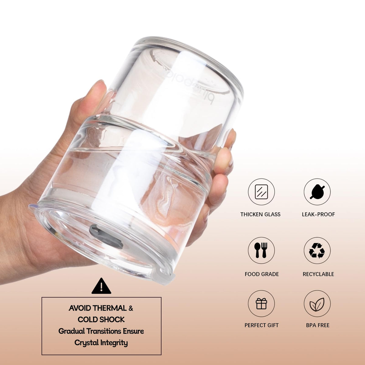 BLUEPOLAR portable tumbler fits bags and car cup holders.