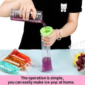 Boao sealed-bottom bags prevent leaks during filling and freezing.