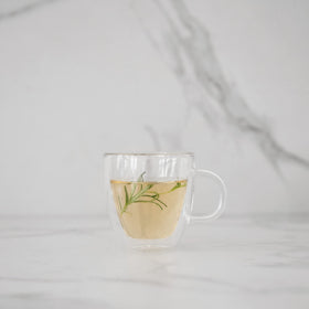 Bodum Bistro clear borosilicate glass shows beverage color while insulating heat
