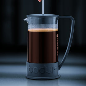 Durable Bodum Brazil 51oz plunger with stainless steel construction