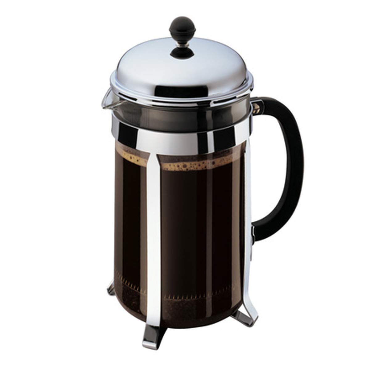 Bodum Chambord stainless steel frame showing durable, classic appeal