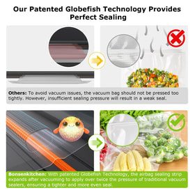 Accessories area of Bonsenkitchen sealer for versatile preservation options.