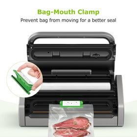 Easy-lock handle on Bonsenkitchen sealer for one-handed sealing.