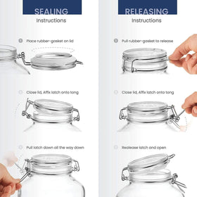 Dishwasher-safe symbol and jar profile for Bormioli Rocco Fido