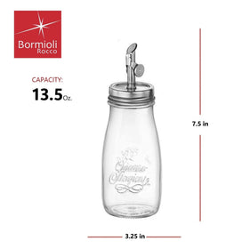 Bormioli Rocco Quattro Stagioni with embossed beehive detail adding nostalgic kitchen charm.