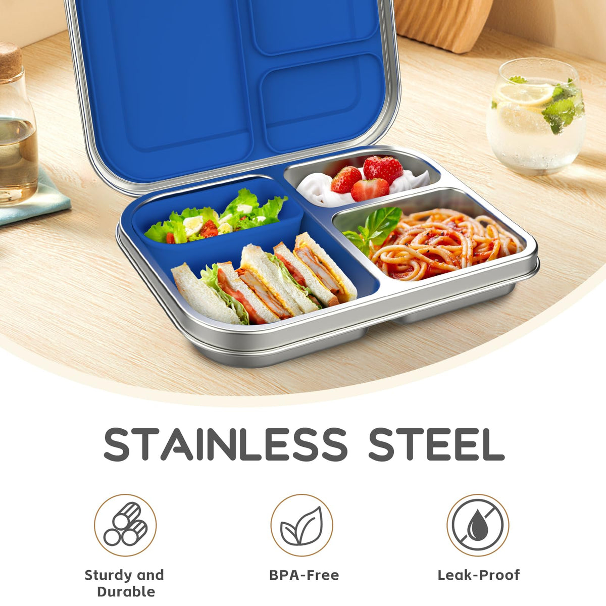 BOSEDSANG secure locking mechanism helps prevent leaks during transport