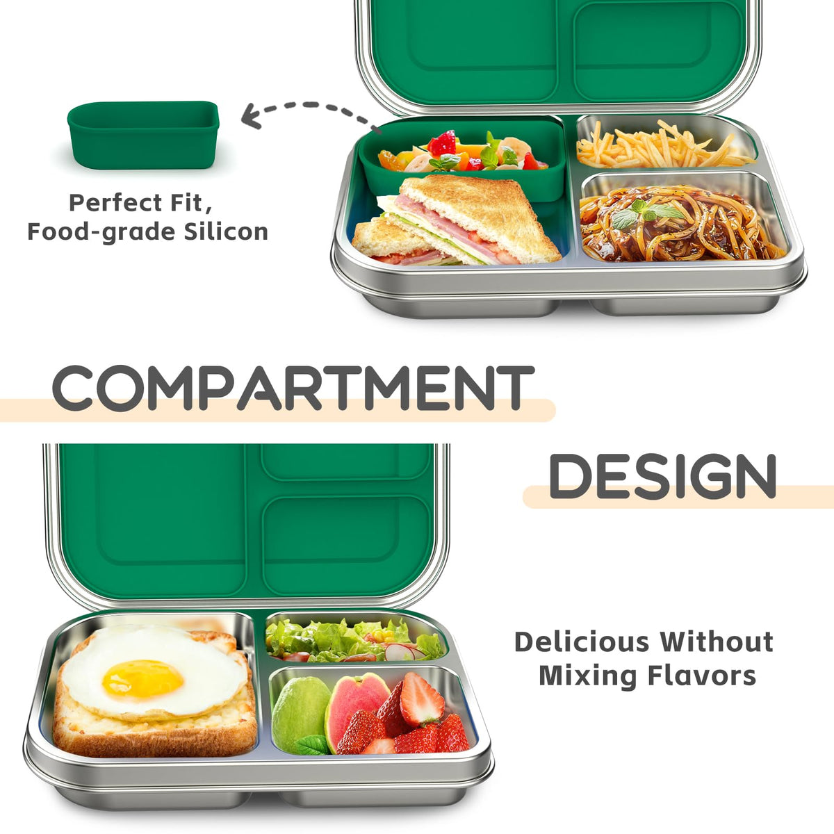 BOSEDSANG silicone container for versatile storage and snacks within the lunch set.