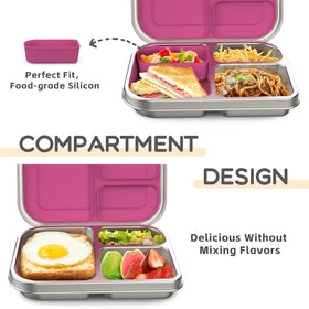 BOSEDSANG silicone container for the bento enhances portion control and sauces for picnics