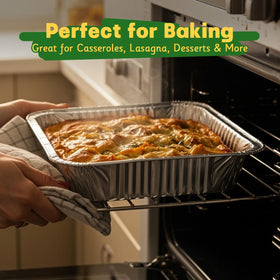 Boxential deep baking pan—leak-proof performance for servings.
