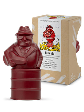 Brainstream Al Dente Red pasta timer floats in pot, sings 3-minute cue for al dente.