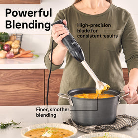 Braun MQ5000 Vario five-speed digital controls for versatile textures.