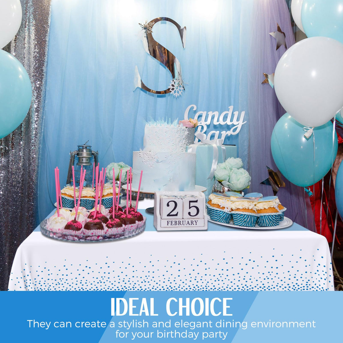 Breling easy-clean design helps wipe spills quickly after events.