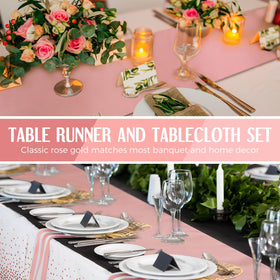 Breling satin table runner showing soft texture and sheen
