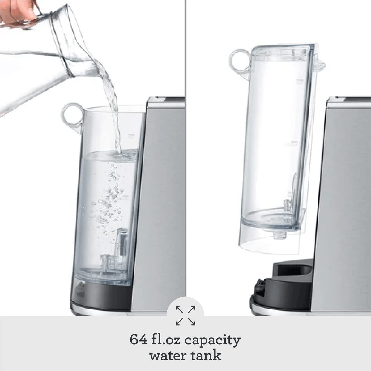 Breville Bambino Plus automatic milk texturing creates silky microfoam for latte art