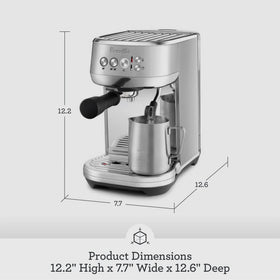 Breville Bambino Plus ThermoJet rapid heat in action for quicker mornings.