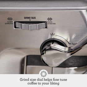 Breville Impress with 25 grind settings for tailored grind size