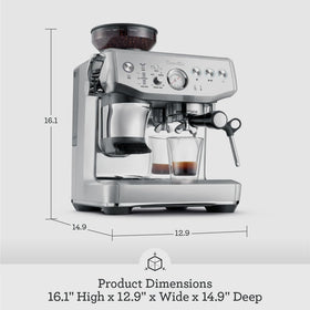 Breville Impress auto-correct dosing ensures reliable next shots