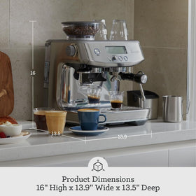 Breville Barista Pro BES878BSS integrated grinder and dose control