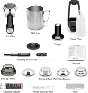 Breville Barista Touch BES880BTR 67 oz water tank supports multiple drinks.