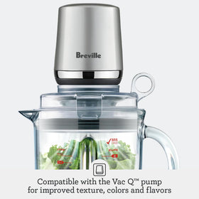 Quiet high-torque motor minimizes noise during morning blending.