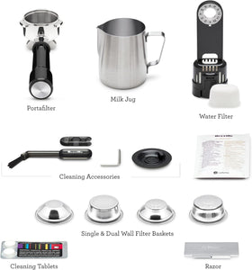 Breville BES876DBL 54mm portafilter included for pro-grade shots