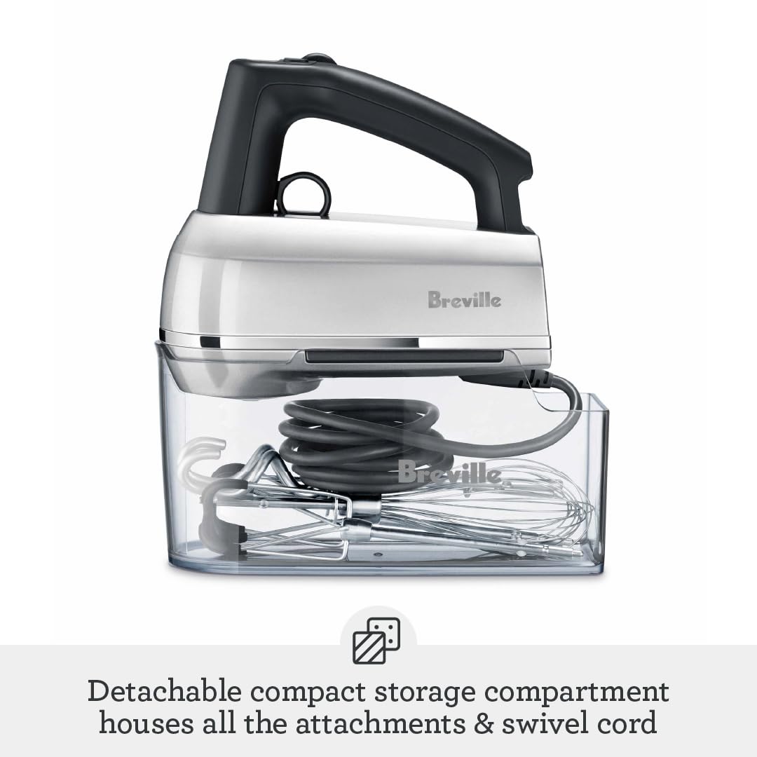 Breville BHM800BTR Compact storage keeps attachments and cord tidy