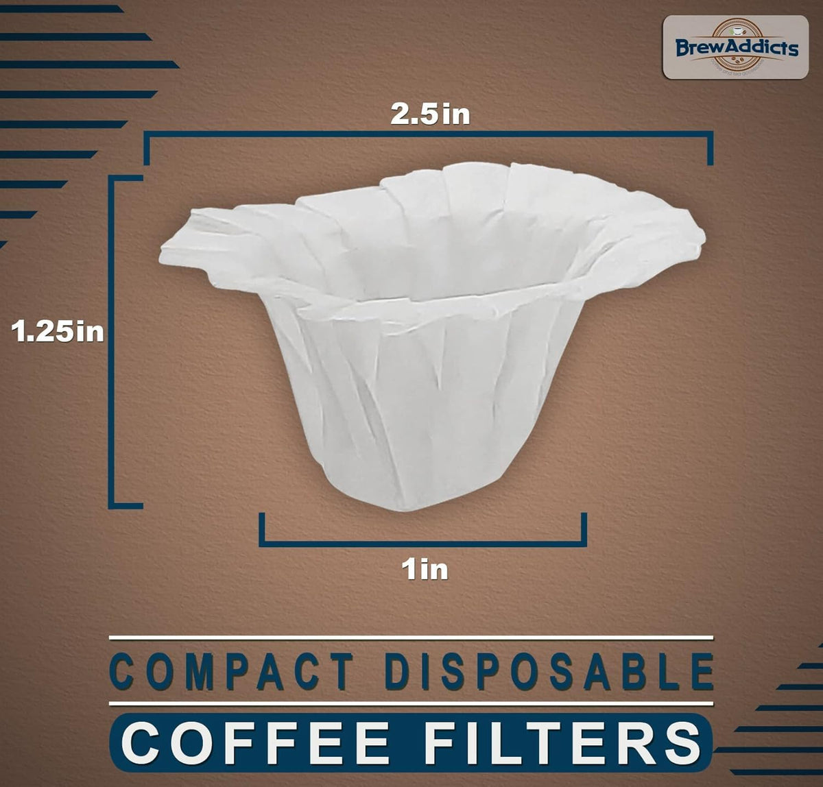 Brew Addicts filter compatible with Keurig 1.0 and 2.0 machines