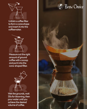 Fully compostable FSC-certified filters support eco-conscious coffee rituals.
