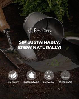 Brew Choice versatile filter for coffee and tea brewing